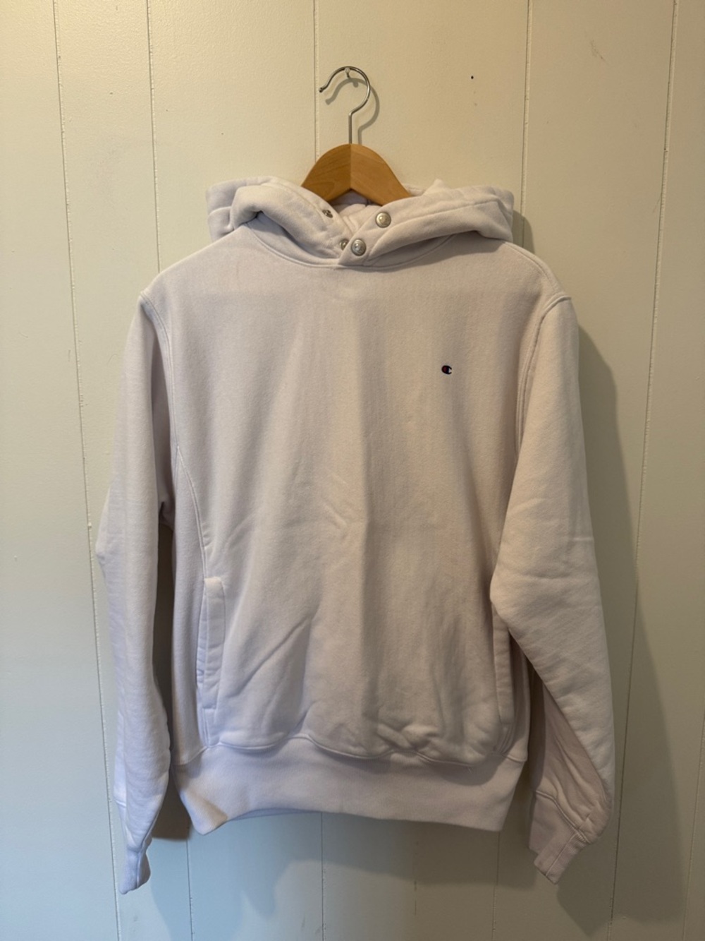 Champion Bright White Hooded Pullover
